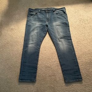 Slim Fit Flex Medium Blue Wash Stretch Jeans - 38/30